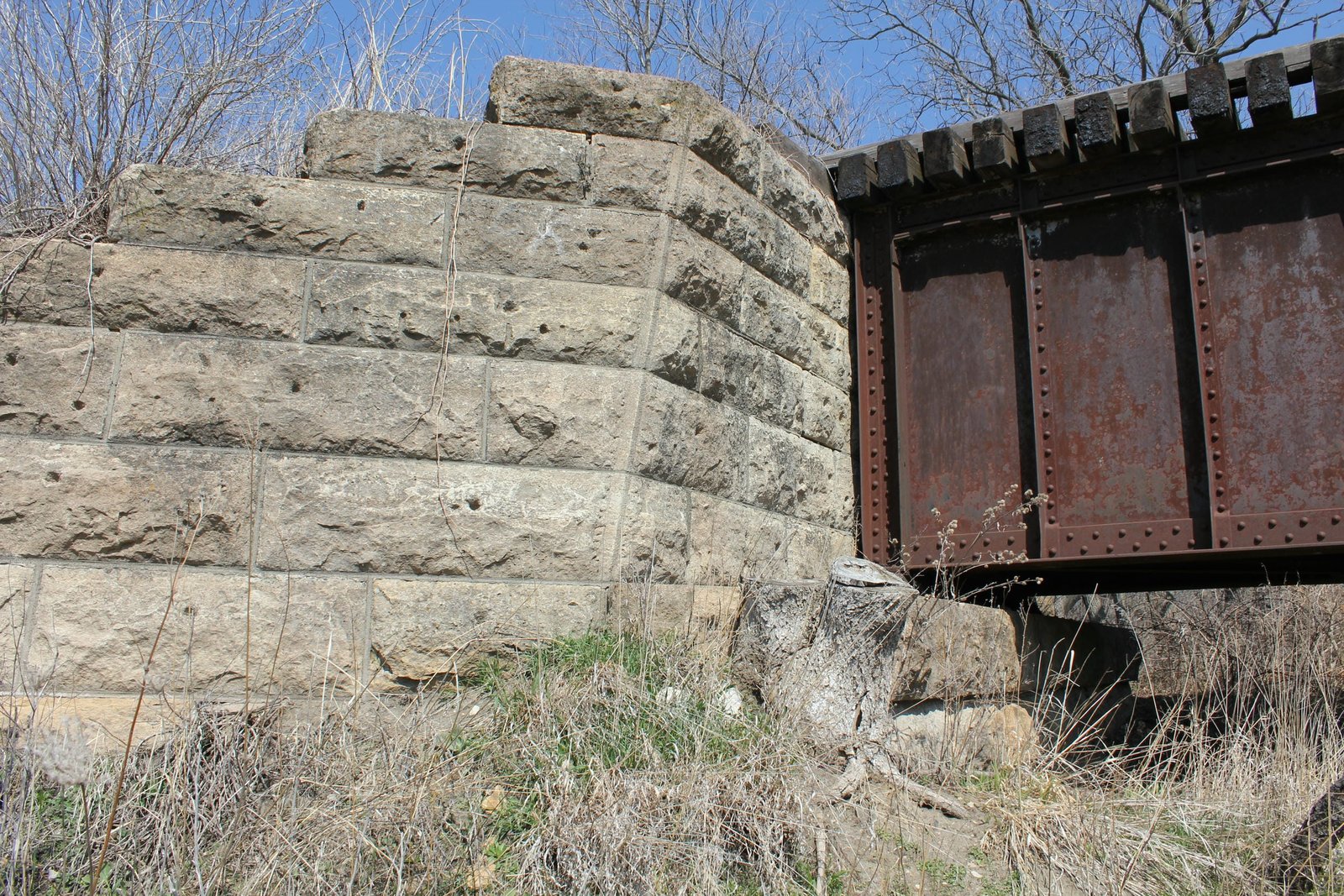 West abutment